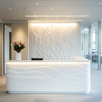 Corian En Recepciones