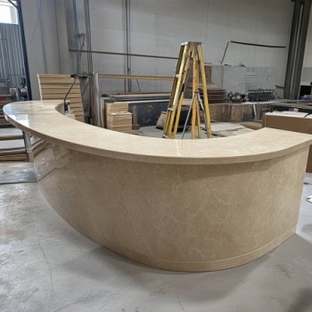 Corian En Recepciones