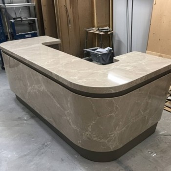 Corian En Recepciones