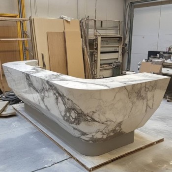 Corian En Recepciones