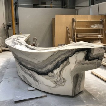 Corian En Recepciones